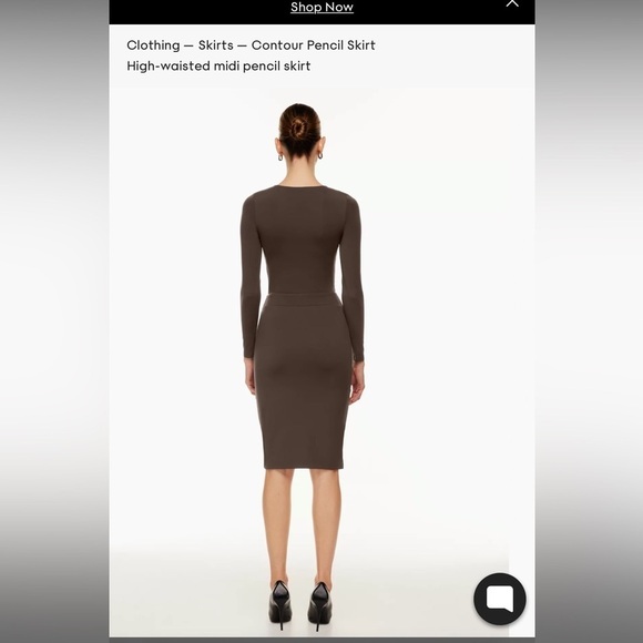 ARITZIA Babaton Rich Mocha Brown Set - Picture 5 of 8